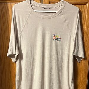 Patagonia Light Tan Men's Short Sleeve Tee